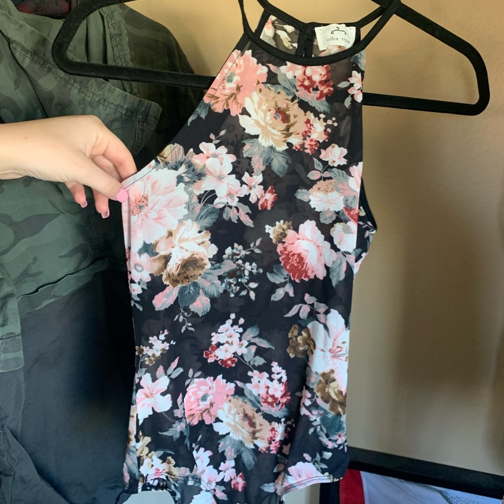 floral bodysuit
